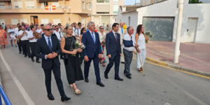 Ofrenda de Flores a la Virgen del Rosario durante las fiestas patronales de La Mata 2026.
